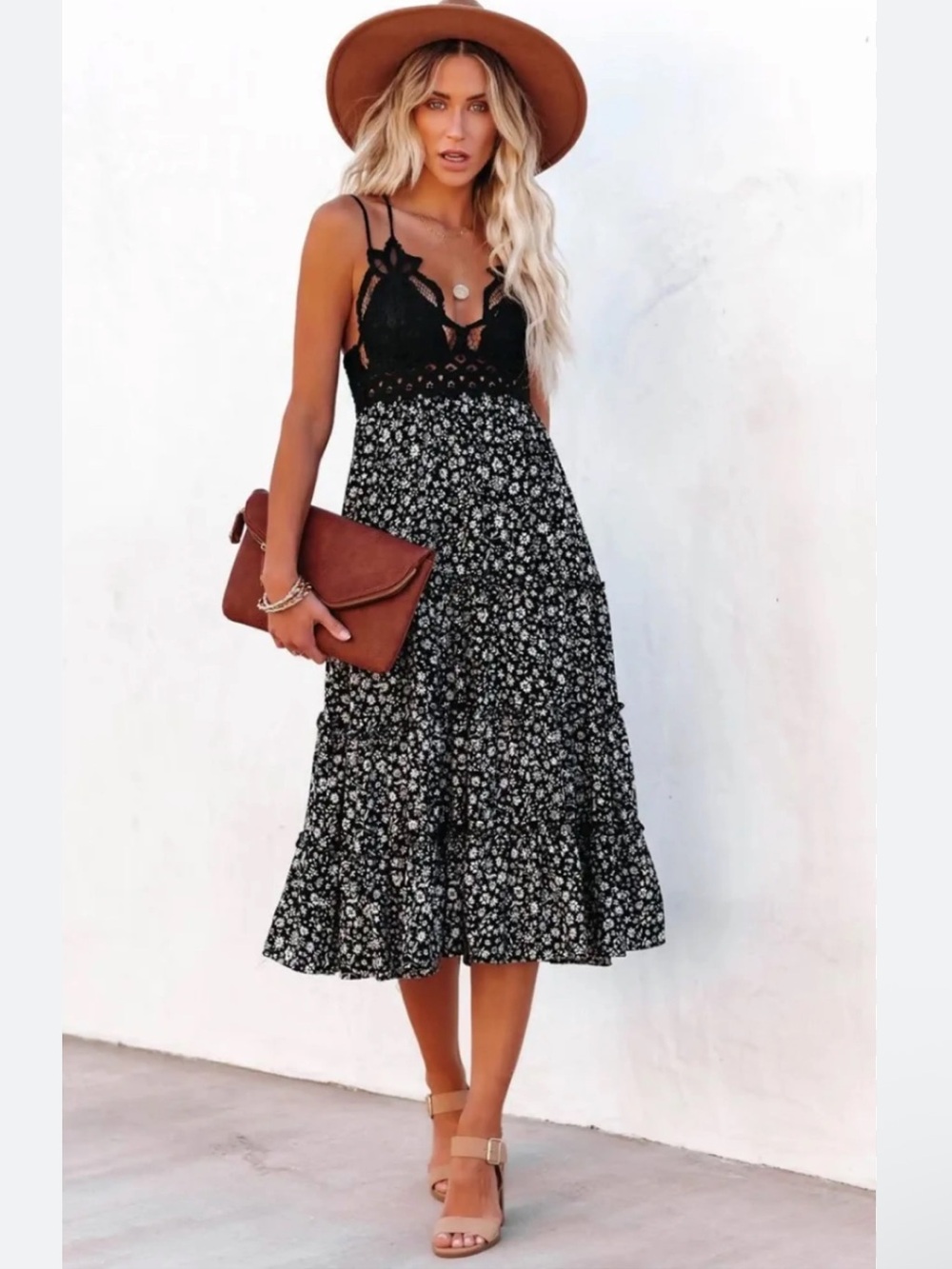NWT Floral tank dress